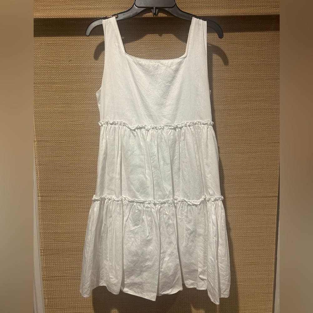 Girls Habitual Crisp White Dress